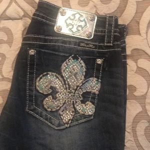 Miss Me Signature Straight Jeans (Size 30)